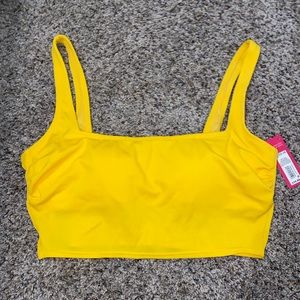 Yellow Bikini Top